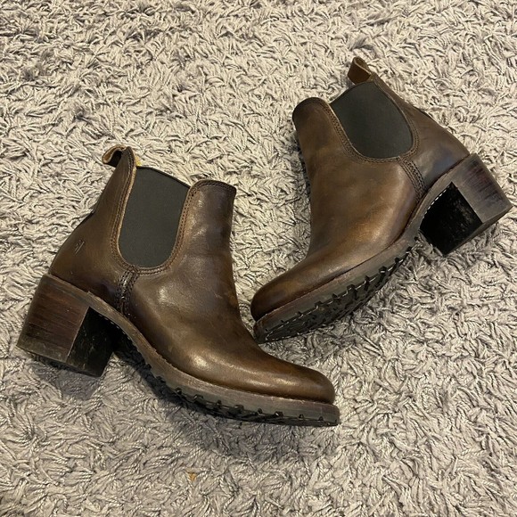 Frye Brown Ankle Boots - Picture 11 of 16